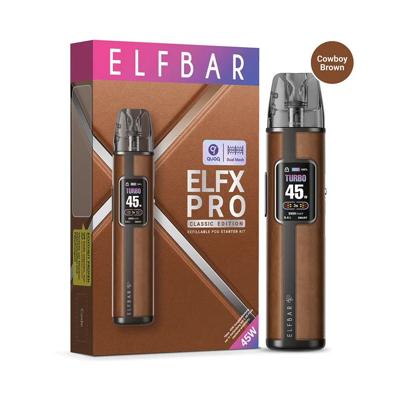 Elfbar ELFX PRO Refillable Kit - Cowboy Brown – Produktabbildung