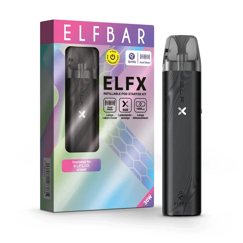 Elfbar ELFX Refillable Kit - Black – Produktabbildung