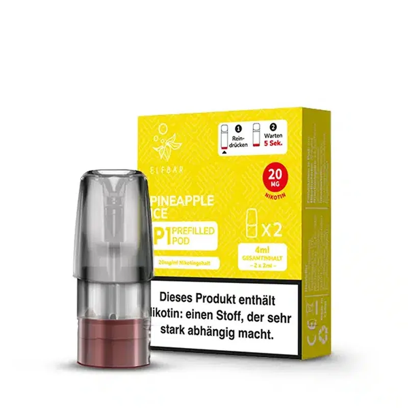 Elfbar Mate500 POD (2stk) - Pineapple Ice 20mg – Produktabbildung