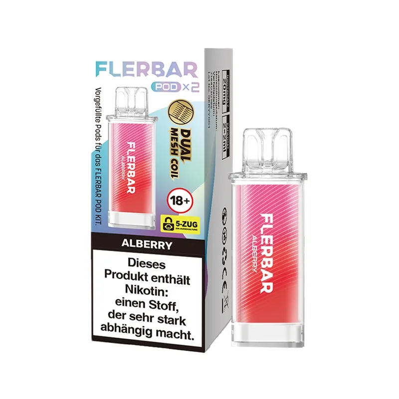 Flerbar POD (2stk) - Alberry 20mg – Produktabbildung