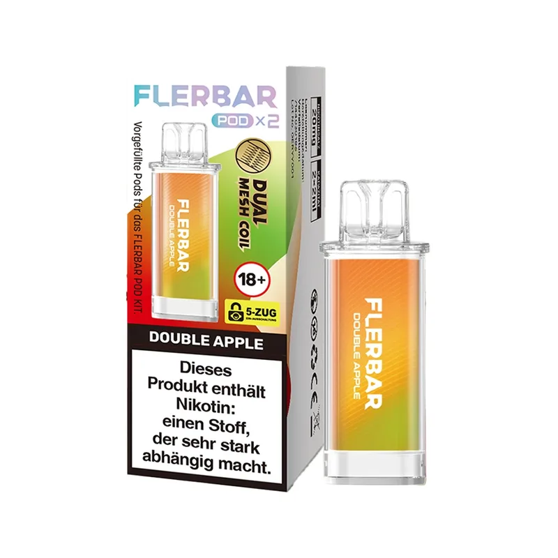 Flerbar POD (2stk) - Double Apple 20mg – Produktabbildung