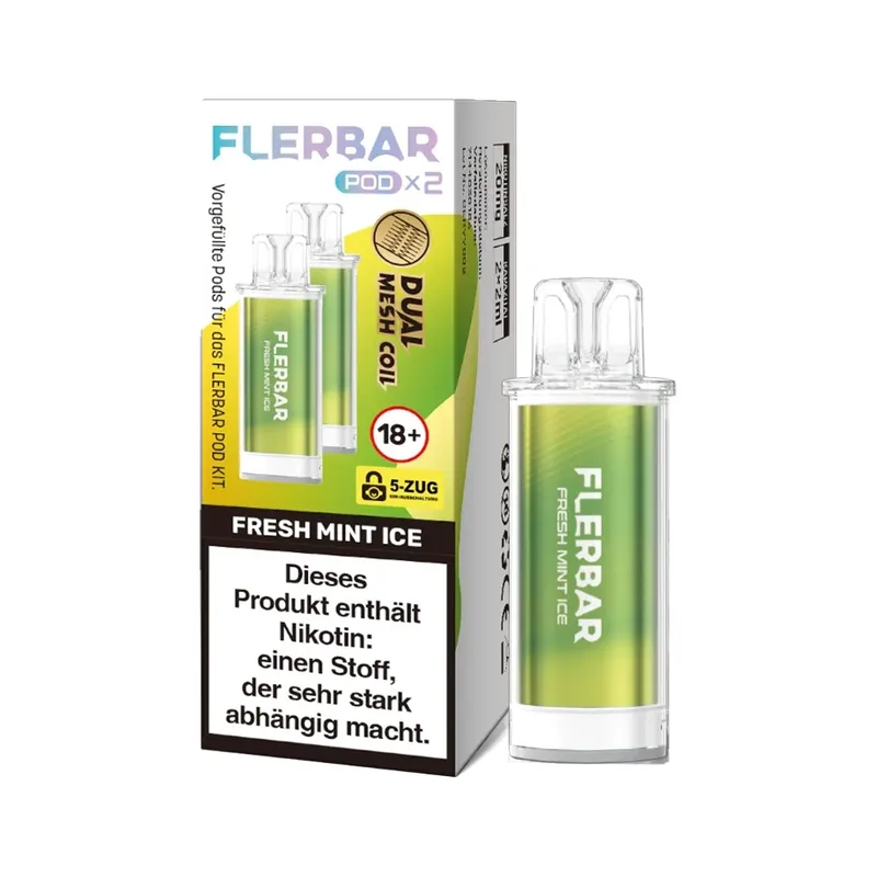 Flerbar POD (2stk) - Fresh Mint Ice 20mg – Produktabbildung