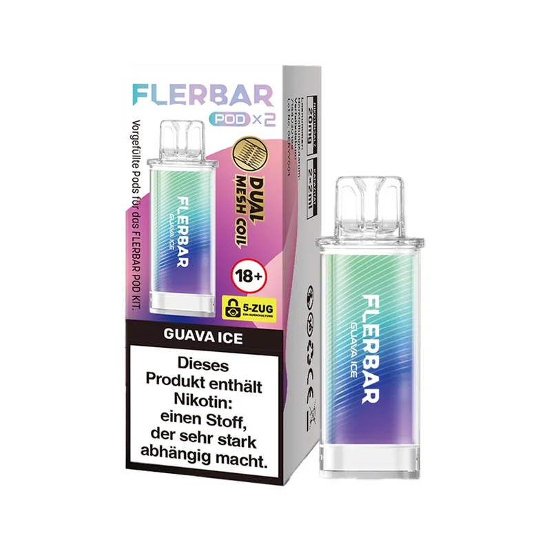 Flerbar POD (2stk) - Guava Ice 20mg – Produktabbildung