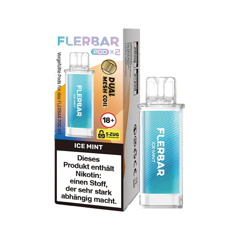 Flerbar POD (2stk) - Ice Mint 20mg – Produktabbildung