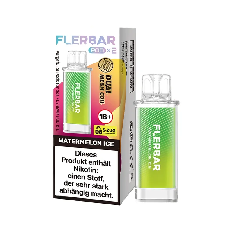 Flerbar POD (2stk) - Watermelon Ice 20mg – Produktabbildung