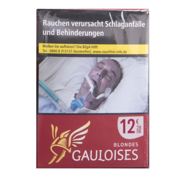 GAULOISES Blondes Rot (8x28) – Produktabbildung