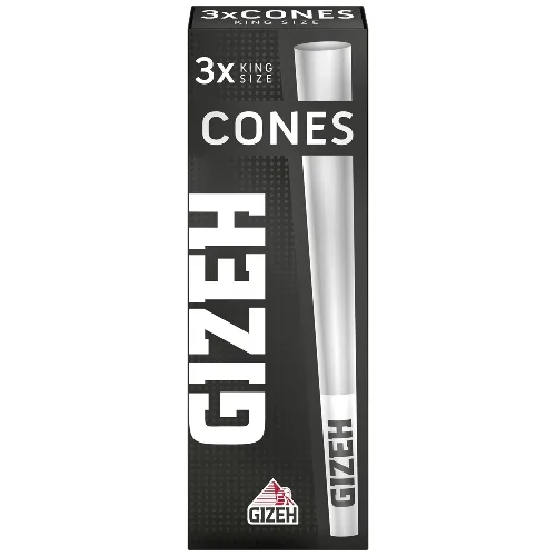 GIZEH Black Cones + Tips – Produktabbildung