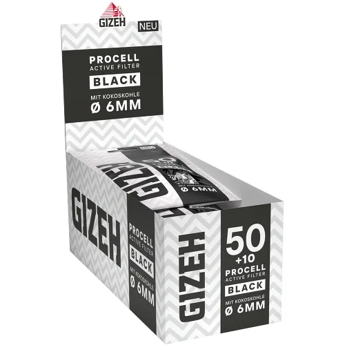 GIZEH ProCell Active Filter Black 10x60 – Produktabbildung