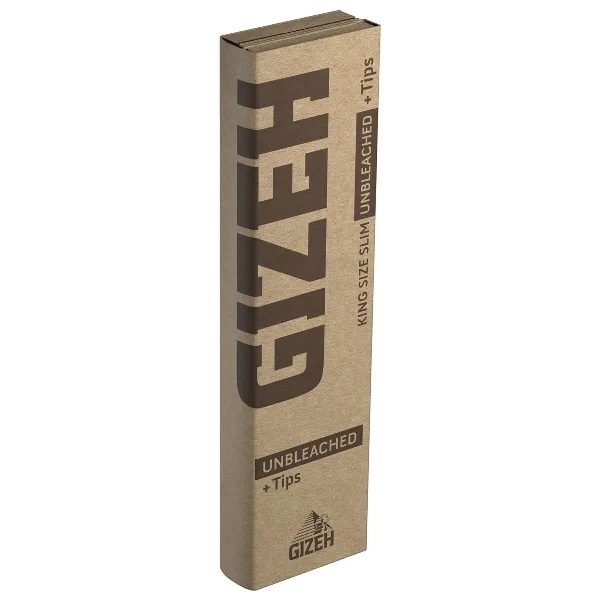 GIZEH Unbleached King Size Slim+Tips – Produktabbildung
