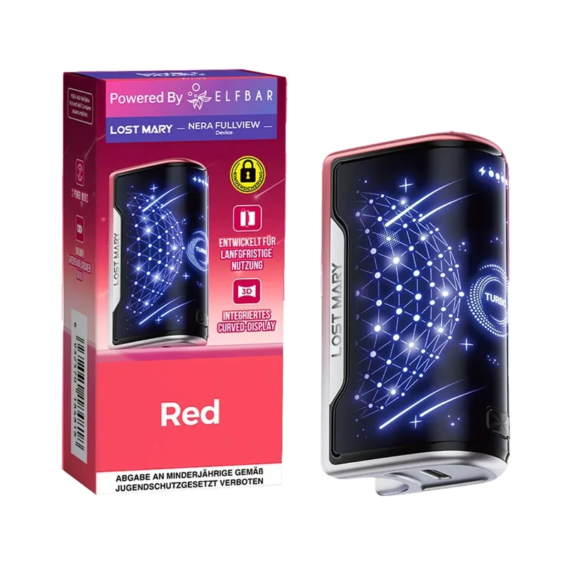 Lost Mary Nera Max 15K Basisgerät - Rot – Produktabbildung