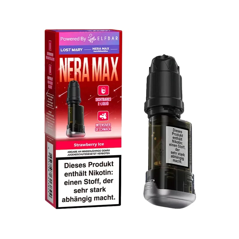 Lost Mary Nera Max 15K Pod Set - Strawberry Ice – Produktabbildung
