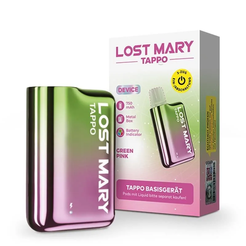 Lost Mary Tappo Basisgerät - Green Pink – Produktabbildung