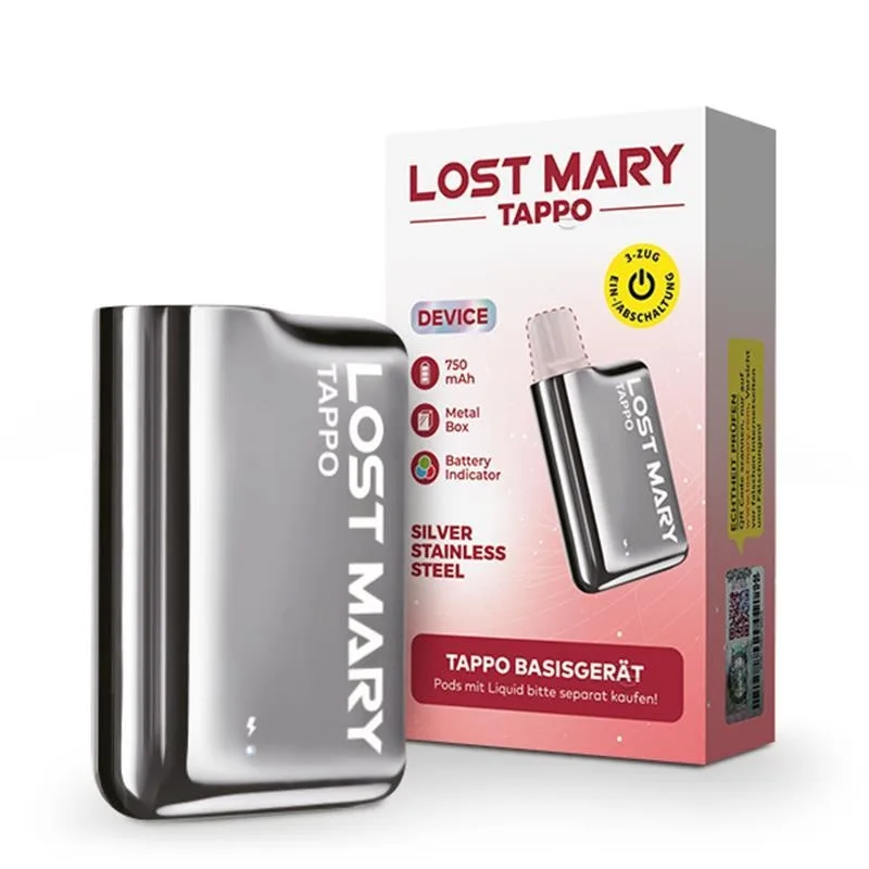 Lost Mary Tappo Basisgerät - Silver Stainless Steel – Produktabbildung
