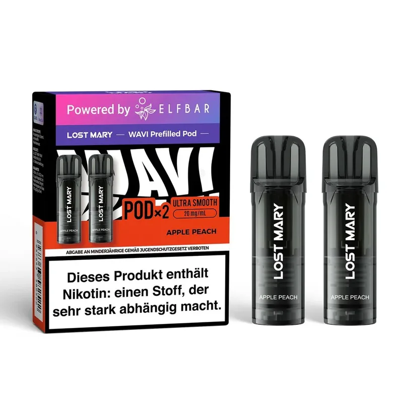 Lost Mary Wavi POD (2stk) - Apple Peach – Produktabbildung