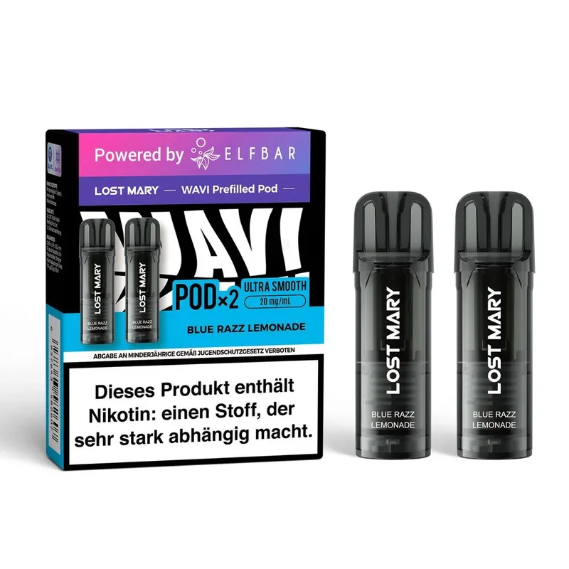 Lost Mary Wavi POD (2stk) - Blue Razz Lemonade – Produktabbildung
