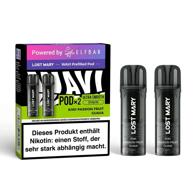 Lost Mary Wavi POD (2stk) - Kiwi Passion Fruit Guava – Produktabbildung