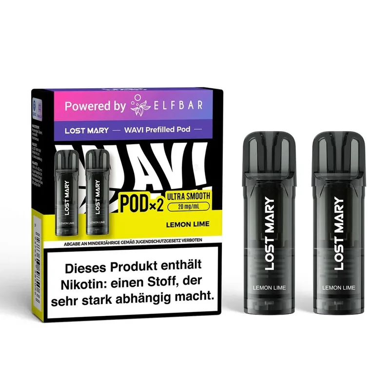 Lost Mary Wavi POD (2stk) - Lemon Lime – Produktabbildung