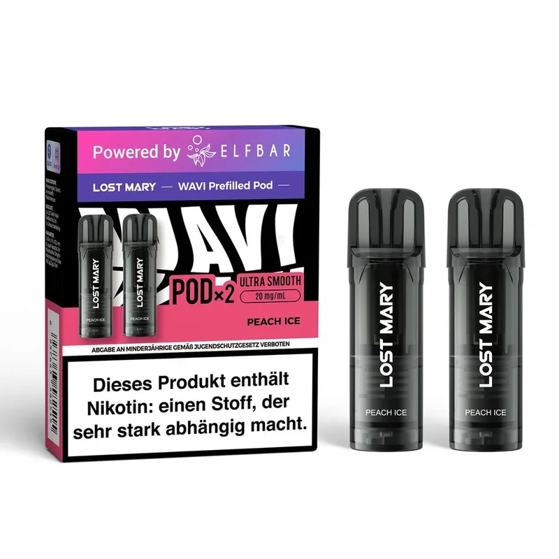 Lost Mary Wavi POD (2stk) - Peach Ice – Produktabbildung