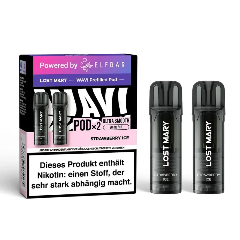 Lost Mary Wavi POD (2stk) - Strawberry Ice – Produktabbildung