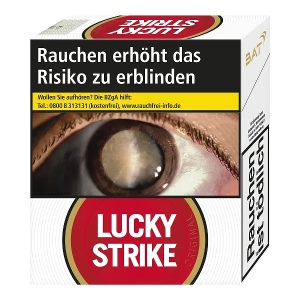 LUCKY STRIKE Original Red Xtra (8x34) – Produktabbildung