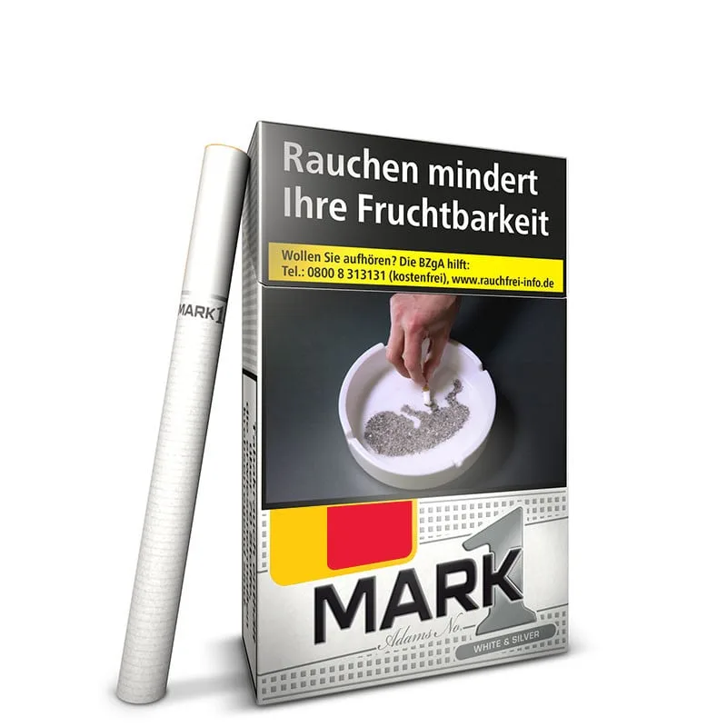 MARK ADAMS No.1 White & Silver (10x20) – Produktabbildung