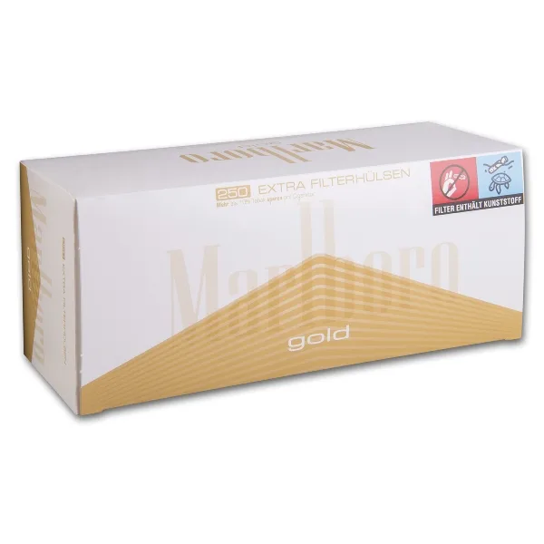 MARLBORO Extra Gold Hülsen (4) 250 Stück Packung – Produktabbildung