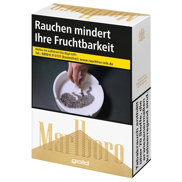 MARLBORO Gold XL-Box (8x22) – Produktabbildung