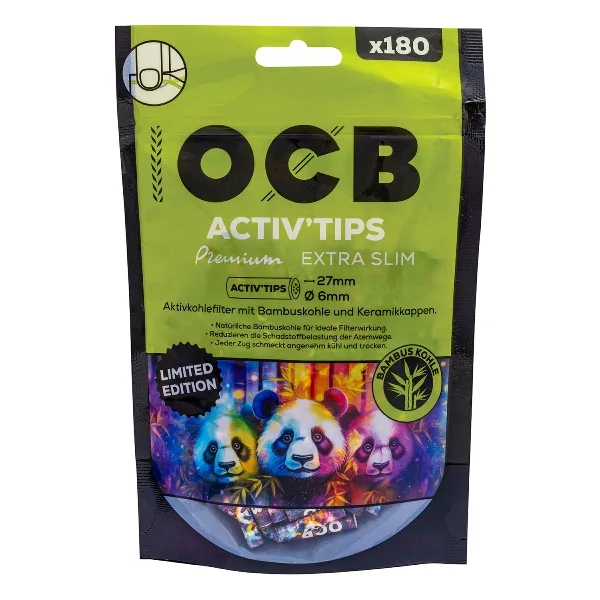 OCB Activ'Tips Extra Slim Bamboo 6mm Limited Edition – Produktabbildung