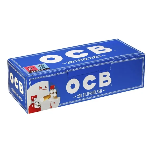 OCB Hanf Hülsen (5) 200 Stück Packung – Produktabbildung
