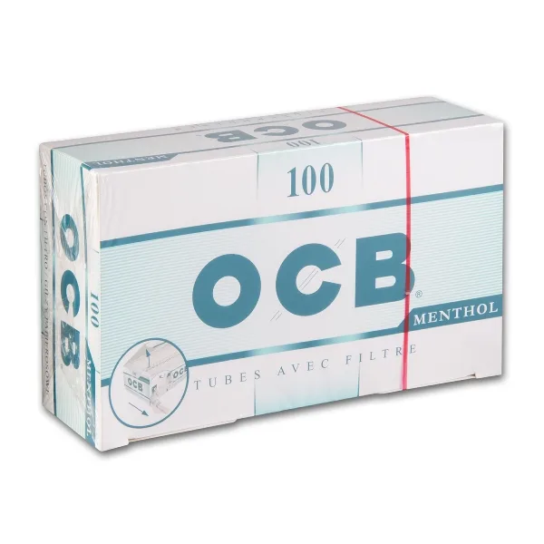 OCB Menthol Hülsen (5) 100 Stück Packung – Produktabbildung
