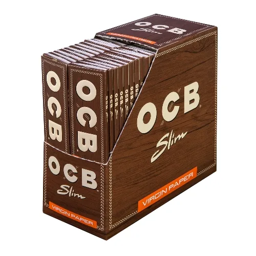 OCB Unbleached Slim Virgin Paper – Produktabbildung