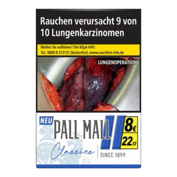 PALL MALL Classics Blue XXL (12x22) – Produktabbildung