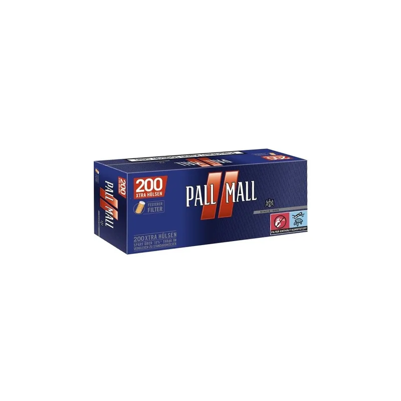 PALL MALL Red Xtra Hülsen (5) 200 Stück Packung – Produktabbildung