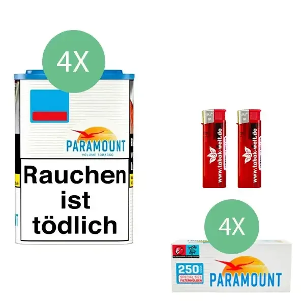 PARAMOUNT Blue Hülsen (4) 250 Stück Packung – Produktabbildung