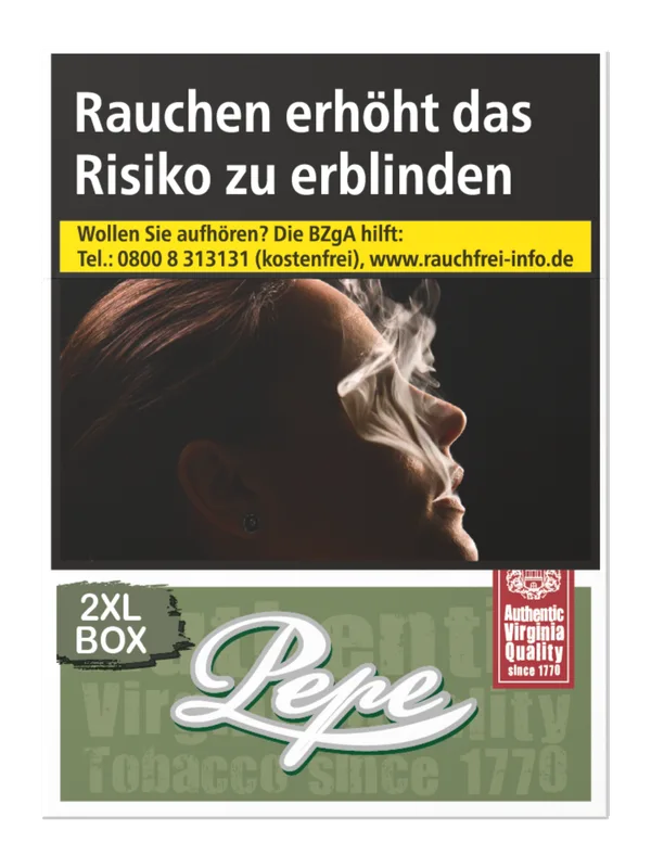 PEPE Rich Green 2XL-Box (8x29) – Produktabbildung