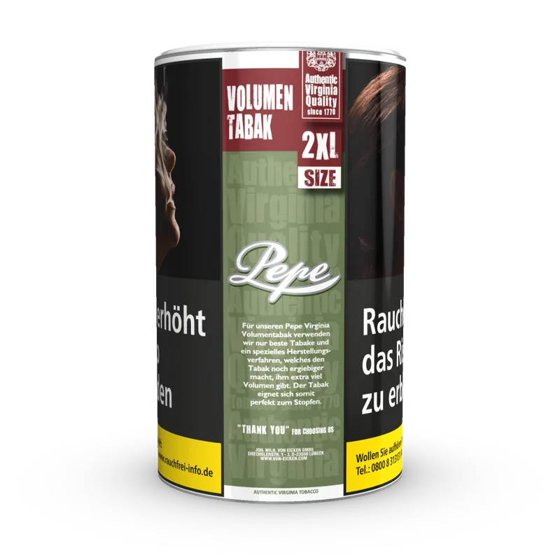 PEPE Rich Green Volumen Tabak 2XL-Size – Produktabbildung