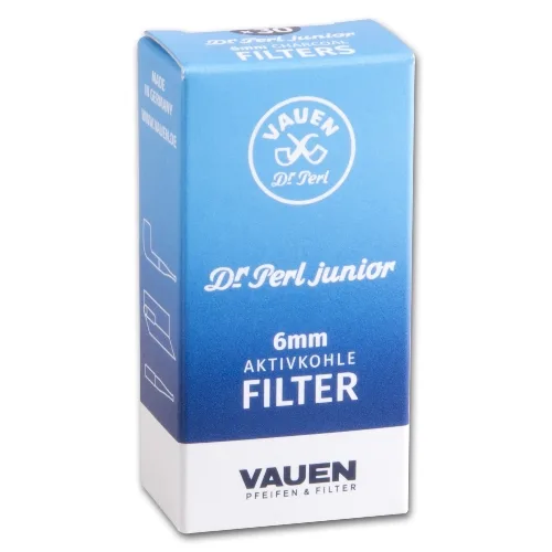 Pfeifenfilter VAUEN Dr Perl Aktivkohle Juslim 30 Stück – Produktabbildung