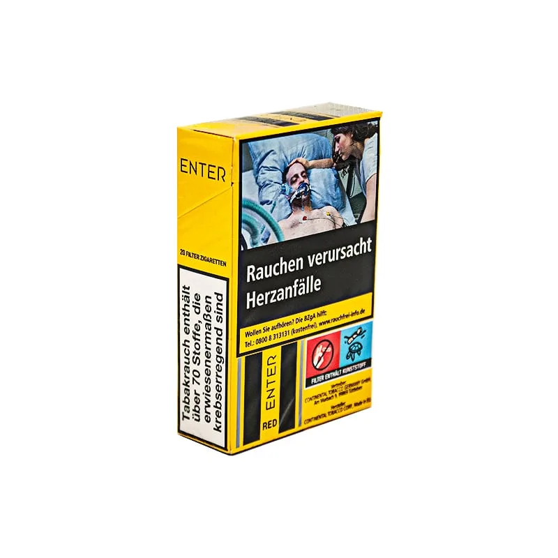 SET Enter Red Zigarette & Matrix Orange 84's Cigarillos – Produktabbildung