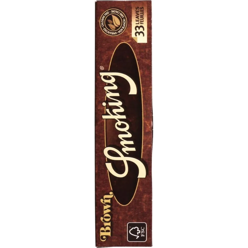 SMOKING King Size Brown ungebleicht 50x33 – Produktabbildung