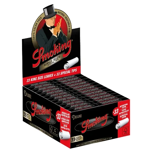 Smoking King Size Delux + Filter Tips – Produktabbildung