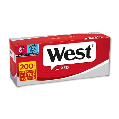 WEST Hülsen Red (5) 200 Stück Packung – Produktabbildung