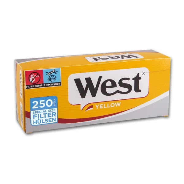 WEST Hülsen Special Yellow (4) 250 Stück Packung – Produktabbildung