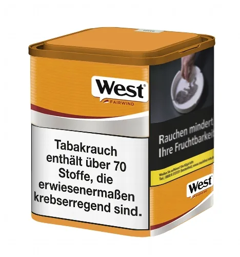 WEST Yellow (Fairwind) Volumen Tobacco – Produktabbildung